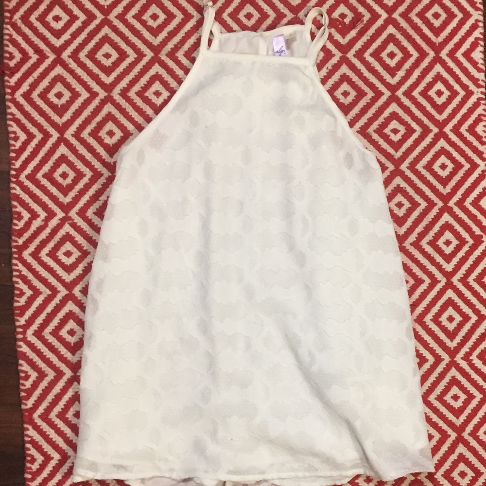 SALe white halter tank
